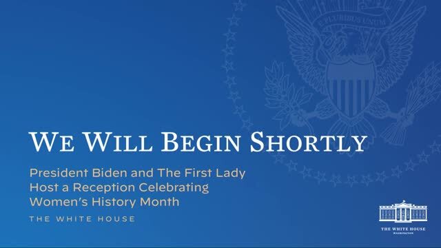 President Joe Biden & First Lady Jill Biden Host A Reception Celebrating Women’s History Month (WH)